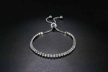 Appealing AAA Cubic Zirconia Bracelet 4 Color 4 Claws Mosaic - Best Online Prices by Jewellery Supermarket - The Jewellery Supermarket
